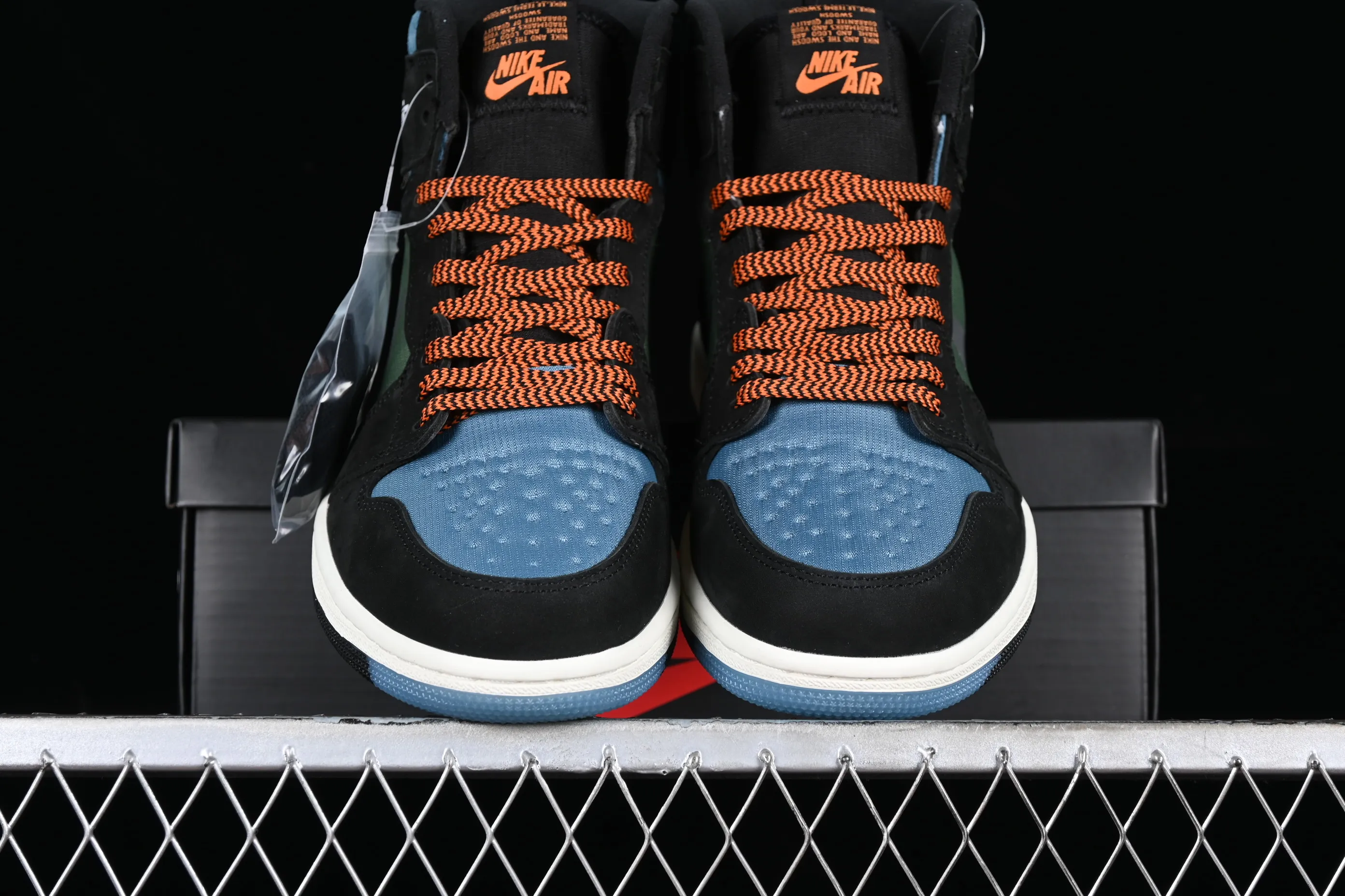 All categories Air Jordan Jordan series basketball shoes Air Jordan 1 High Air Jordan 1 Element "Gore-Tex" AJ1 Joe 1 black green silver hook high top basketball shoes DB2889-003